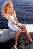 Elizabeth Berkley Chilling on boat