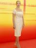 Ellen Barkin Standing in white dress