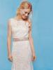 Emilie de Ravin in a white dress