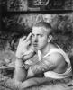 Eminem showing a finger