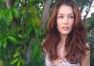 Erin McNaught Posing Infront Of Trees