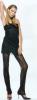 Esther Canadas in a black dress