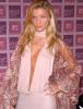 Esther Canadas in a pink dress