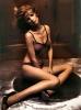 Eva Herzigova s brown lingerie