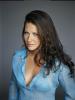 Evangeline Lilly Posing In Blue
