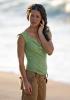 Evangeline Lilly Wearing Green Top