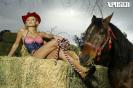 Evelina Oboza with Horse Evelina Oboza with Horse