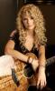 Faith Hill with her guitar