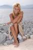Federica Fontana on a beach
