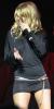Fergie in a transparent dress