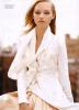 Gemma Ward in white blouse