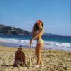 Gloria Trevi on Beach