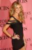 Heidi Klum in a black dress