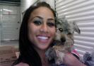 Hoopz with her dog