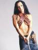 Ivonne Montero holding a gun