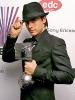 Jared Leto Holding the MTV Award
