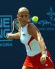 Jelena Dokic in tennis field