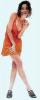 Jill Hennessy Wearing Orange Dress