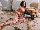 Kate Beckinsale posing on the floor