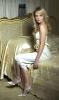 Kate Bosworth wearing a white dress