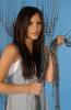 Katharine McPhee Holding Curtains