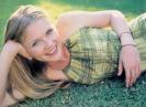 Kirsten Dunst Lying on the Grass