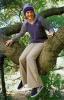 Larisa Oleynik On a Tree Trunk