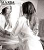 Laura Harring Putting Lipstick