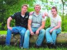 Lee Otway With Friends