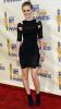 Leighton Meester in a black dress