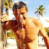 Marat Safin under shower
