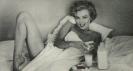 Marilyn Monroe on Bed