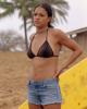 Michelle Rodriguez on the Beach