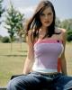 Michelle Ryan Sitting in the Garden