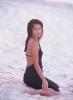 Miho Yoshioka Sitting in Sand