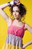 Natalia Oreiro in Yellow Strapy Dress