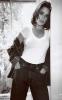Neve Campbell Black White