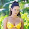 Nicola Charles in Yellow Bikni