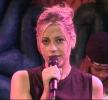 Nicole Appleton Holding the Mic