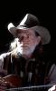 Posing Willie Nelson