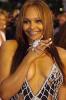 Samantha Mumba in a diamond spiderman dress