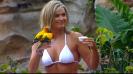 Sexy Katy Hill Feeding the Birds