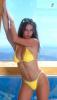 Sexy Kyla Cole In Yellow Lingerie