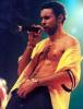 Shaggy Singing with His Shirt Off
