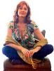 Susan Sarandon in a Sitting Pose