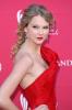 Taylor Swift in a red dress