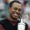 Tiger Woods with Trophy