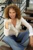 Valeria Golino in a Nice Dress