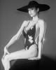 Victoria Principal in a Sitting Pose