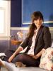 Zooey Deschanel on the couch